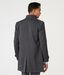 Mens Dark Charcoal Knitted Trench Coat